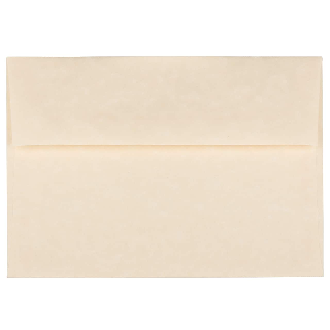 JAM Paper A7 Parchment Invitation Envelopes, 50ct.
